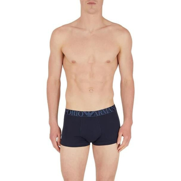 Pánské boxerky 3Pack 111357 4R726 modré/červené/tm. modré Emporio Armani