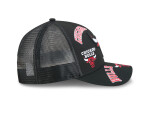 New Era Pánská kšiltovka Chicago Bulls NBA 9FORTY M-Crown A-Frame Trucker All Over černá