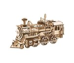 RoboTime 3D dřevěné mechanické puzzle Parní lokomotiva