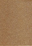 Pěnovka třpytivá A4, tl. ca 2mm - měděná, 10ks