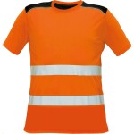 CRV Cerva Triko KNOXFIELD Hi-Vis oranžové reflexní z lehkého polyesterového úpletu L oranžové