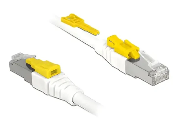 Delock Kabel RJ45 Secure / Patch kabel / Cat.6A / S/FTP / 2 m (85332)