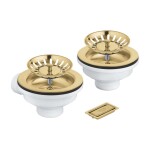 GROHE - Příslušenství Odtoková souprava pro dřez, kartáčovaný Cool Sunrise 40997GN0