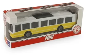 RAPPA Plastový autobus MHD žlutý 16 cm