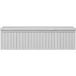 MEXEN/S - Rivel koupelnová skříňka pod umyvadlo 90 cm s deskou, 1 šuplík, reliéf , šedá mat 91A20-09023-1-BFC62