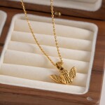 ELENYS Angel Pure – pozlacený náhrdelník 18K žluté zlato Délka: 40+5 cm / max. 45 cm