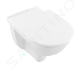 VILLEROY & BOCH - ViCare Závěsné WC bezbariérové, zadní odpad, DirectFlush, CeramicPlus, alpská bílá 4695R0R1