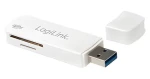 LogiLink CR0034A bílá / Čtečka paměťových karet / USB 3.0 / SD/SDHC/SDXC/microSD (CR0034A)