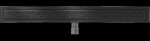 MEXEN/S - Flat M12 odtokový žlab 90 cm černý 1721090-15