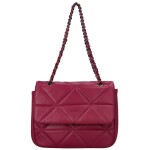 Trendy dámská koženková crossbody Solana, cherry fuchsia