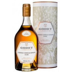 Godet SINGLE-GRAPE RARE Folle Blanche Cognac 40% 0,7 l (tuba)