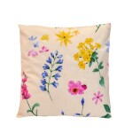 Stanex Povlak na polštářek bavlněný Flora meruňková (LS212) ROZMĚR: 40 x 40 cm