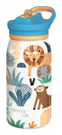 Nerezová termoláhev s pítkem Pop Kids Safari 445ml