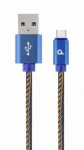 Gembird USB 2.0 A (M) - USB-C (M) kabel 1 m modrá (CC-USB2J-AMCM-1M-BL)