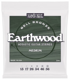 Ernie Ball Medium Earthwood Bell Bronze Acoustic 13-56