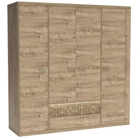 Šatní skříň Natural 195,5 cm, dub ribbeck