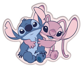 Tvarovaný polštářek - Lilo and Stitch Hug