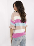 Jumper MI SW 1903.94 bílý růžový jedna velikost