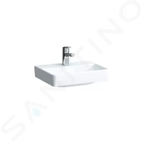 Laufen - Pro S Umývátko, 450x340 mm, 1 otvor pro baterii, bez přepadu, s LCC, bílá H8169614001561