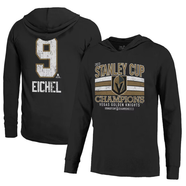 Fanatics Pánská Mikina Vegas Golden Knights Jack Eichel 2023 Stanley Cup Champions Softhand Name Number Velikost: