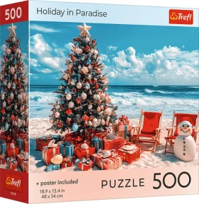 TREFL Puzzle Vánoce v ráji