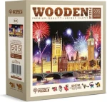 WOODEN CITY Dřevěné puzzle Noční Londýn