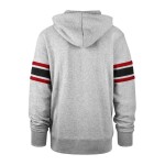 47 Brand Pánská Mikina Chicago Blackhawks Double Block ’47 Sleeve Stripe Hood Velikost: XS