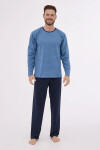 Pyžamo Cornette 138/49 dlouhé/r S-2XL tmavě modrá L