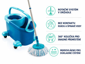 Leifheit Set Clean Twist Disc Mop Mobile 52102