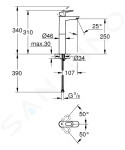 GROHE - BauLoop Baterie pro umyvadlovou mísu, chrom 23764000