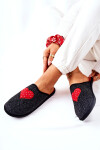 Household slippers Panto Fino II267009 Black-Red