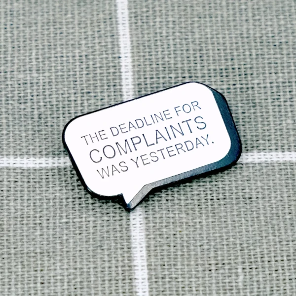 Pinarna.cz The deadline for complaints was yesterday. / Lhůta pro podání stížností skončila včera.