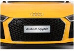 Mamido Dětské elektrické autíčko Audi R8 Spyder lakované žluté