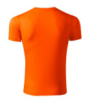 Pixel tričko unisex neon orange 2XL