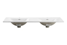 COMAD - Nábytkové umyvadlo SKY, MATT WHITE 120cm 5907611662939