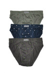 Pánské slipy Cotton World A'3 M-3XL mix XXL