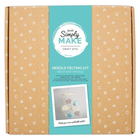 Docrafts Kreativní sada plstění - lapač snů modrý