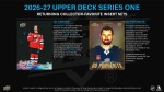 Hokejové karty NHL 2026-27 Upper Deck Series 1 Hockey Hobby Box