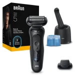 Braun Series 5 52-N7200cc černá / Planžetový holicí strojek / čisticí stanice (52-N7200cc Black)
