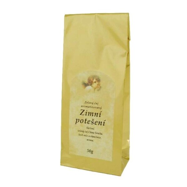 Zelený čaj Zimní potěšení s andělem 50g (Sanny Tea)