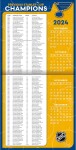 JF Turner Kalendář St. Louis Blues NHL 2025 Wall Calendar