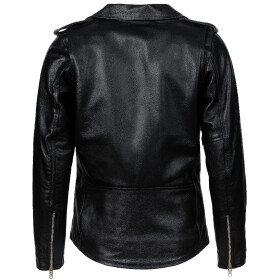 Dámská Kožená Bunda Křivák Classic Brixton Černá Velikost: 8XL