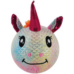 Nafukovací plyšový kamarád - Jednorožec duhový 15 cm - Sparkys