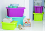 CURVER ESSENTIALS box 45L - zelený