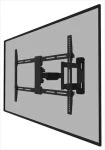 Neomounts WL40-550BL16 / držák televize na zeď / velikost 40-65" / VESA 100x100 - 600x400 / nosnost 40 kg (WL40-550BL16)