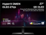 27" HP HyperX OMEN 27qs černá / Monitor / OLED / 2560×1440 / 500Hz / 0,03ms / 1×DP 2×HDMI / VESA (BY8Z1E9#ABB)