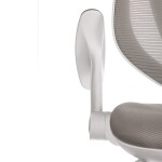 Dětská židle, výškově nastavitelná, šedá síťovina, KA-C806 GREY