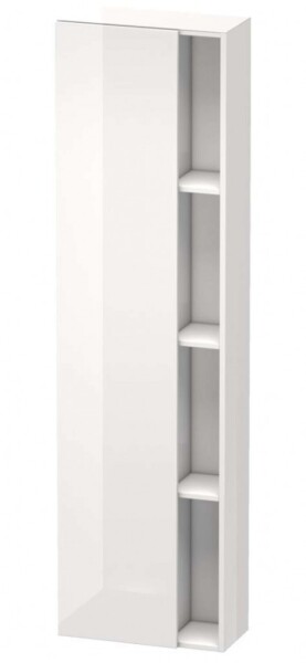 DURAVIT - DuraStyle Skříňka vysoká 180x50x24 cm, levá, lesklá bílá DS1248L2222