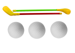 Mamido Mini golfový set s efekty