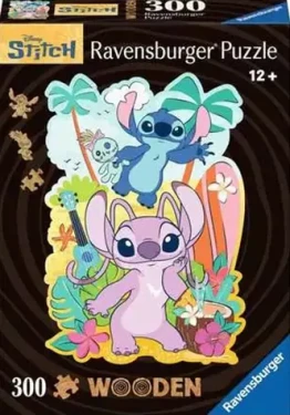 RAVENSBURGER Dřevěné puzzle Disney: Stitch